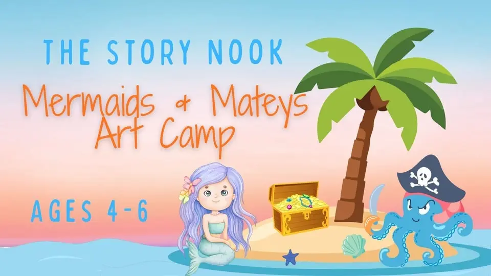 🏴‍☠️🦜 Mermaids & Mateys Art Camp | Ages 4-6 | August 13th & 14th 
