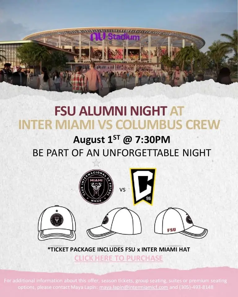 FSU Alumni Night with Inter Miami 