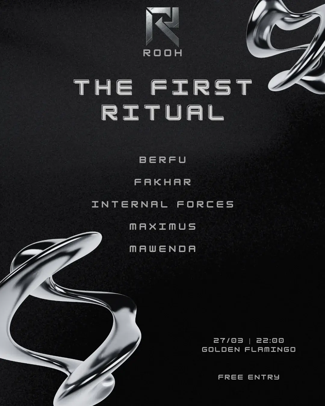 [Free Entry] ROOH presents - THE FIRST RITUAL