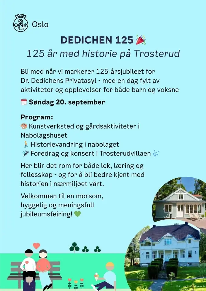 Dedichen125 - 125 år med historie på Trosterud