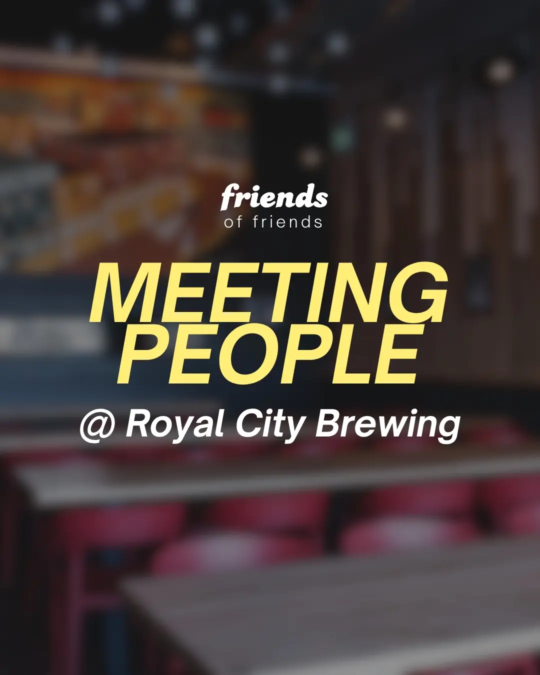 Meeting People @ Royal City Brewing