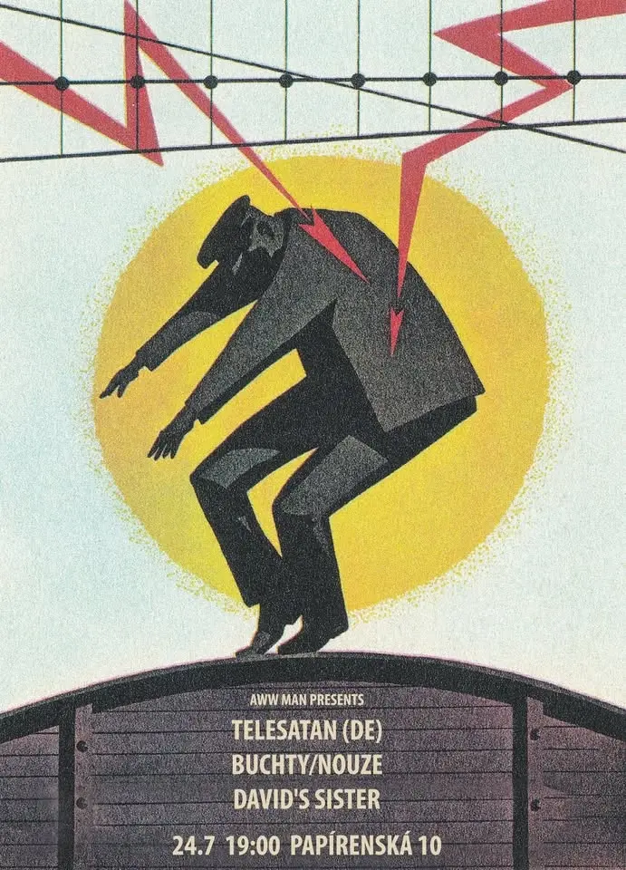 AWW MAN: Telesatan (garage punk DE) + buchty/nouze + David’s Sister