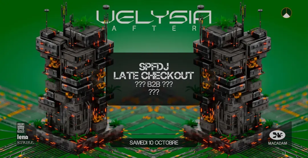 Velysia | After Macadam Jour 2, Sam. 10 Octobre