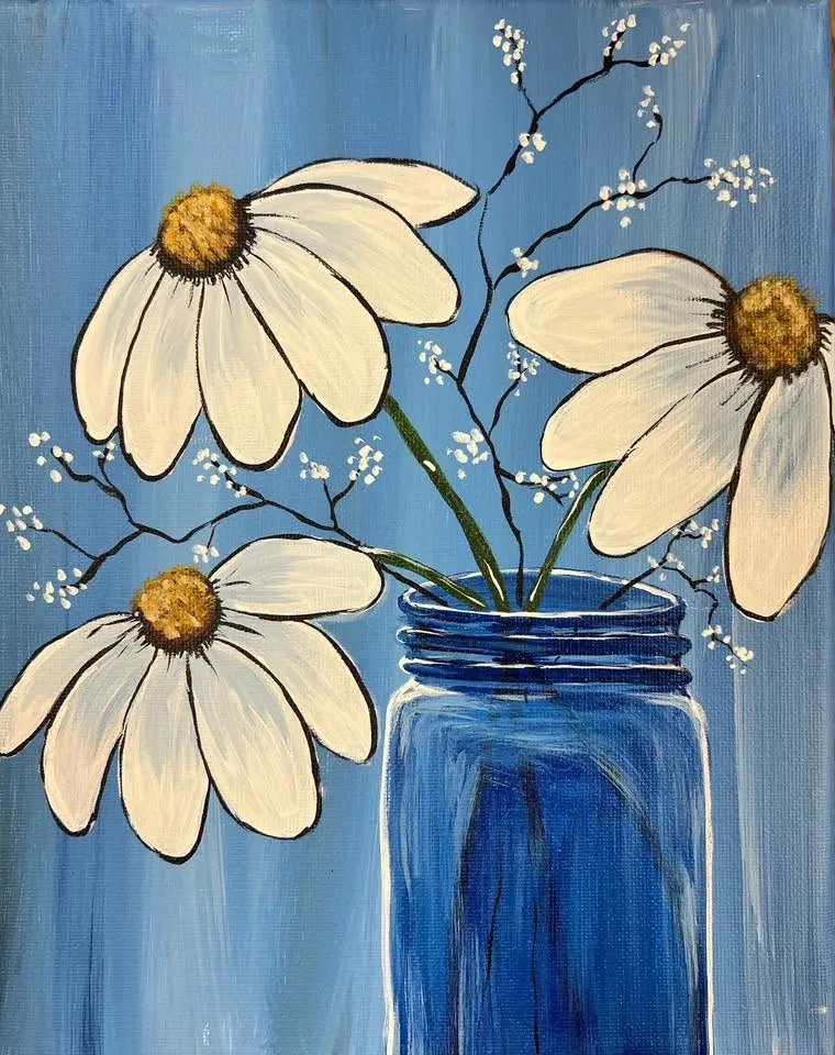 Canvas Class: Daisies & Daydreams