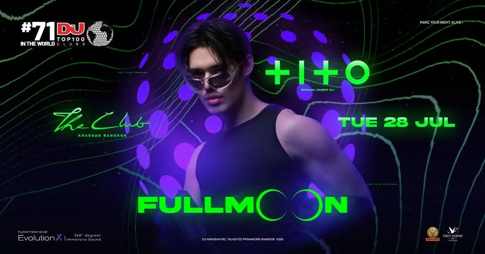 FULL MOON PARTY w/ DJ DJ TIITO