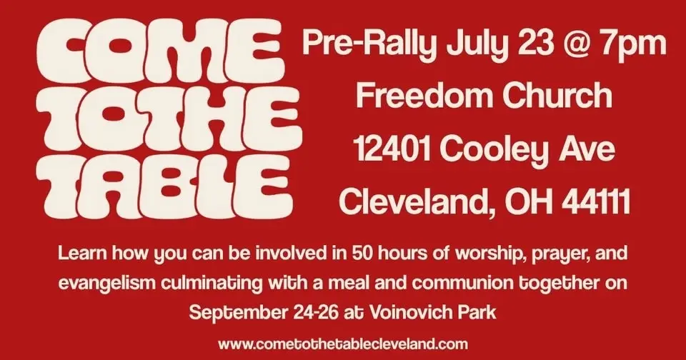 Come to the Table Pre-Rally