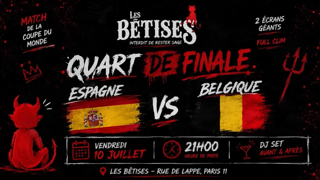 Espagne Vs Belgique - Coupe Du Monde 2026 @Les Bêti…