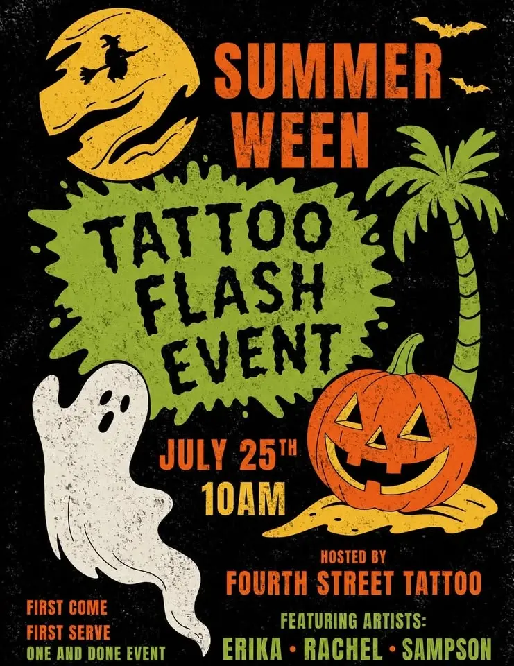 SUMMER WEEN TATTOO FLASH EVENT 🎃