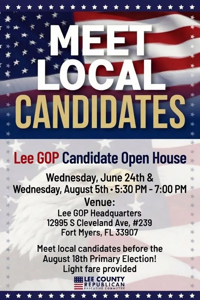 Candidate Open House at Lee GOP HQ
