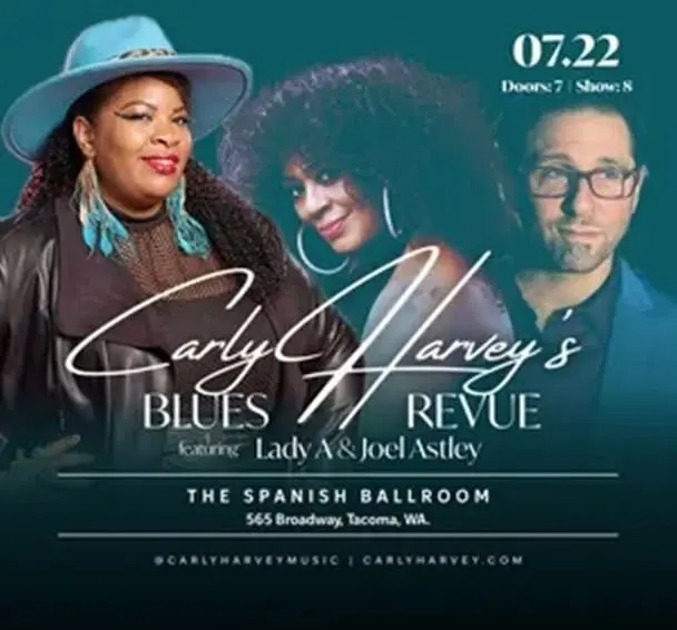 Carly Harvey's Blues Revue featuring Lady A & Joel Astley at Spanish Ballroom
