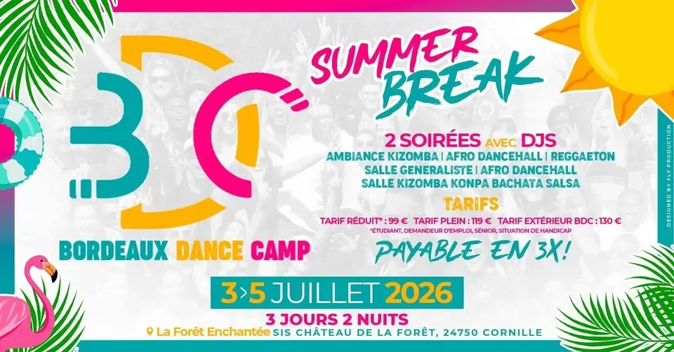 BORDEAUX DANCE CAMP - SUMMER BREAK 2026