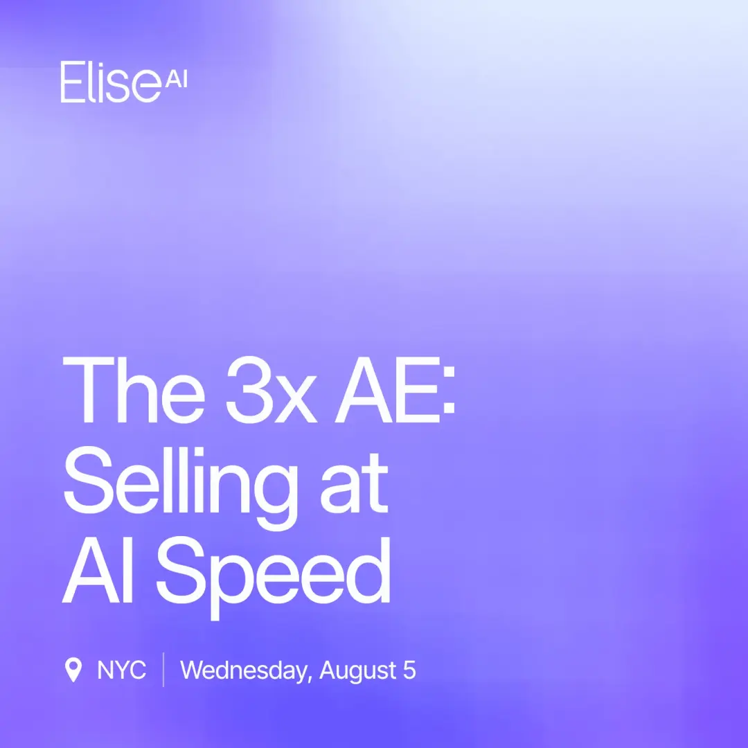 The 3x AE: Selling at AI Speed (NYC)