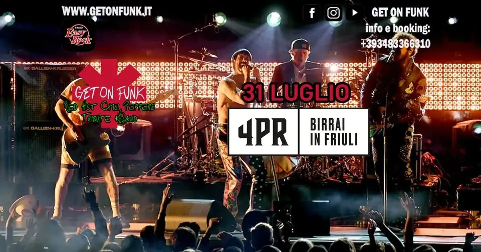 Get On Funk RHCP Tribute Live @Agriturismo 4PR - Farra d'Isonzo (GO)