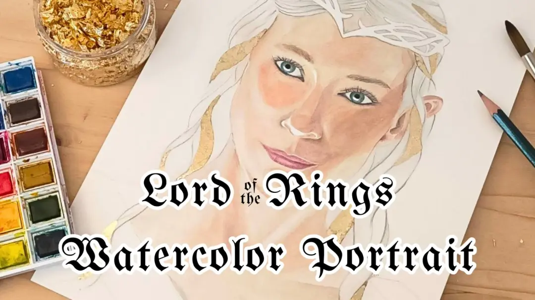 🧝♀️Retratos con Acuarela💍Señor de los anillos