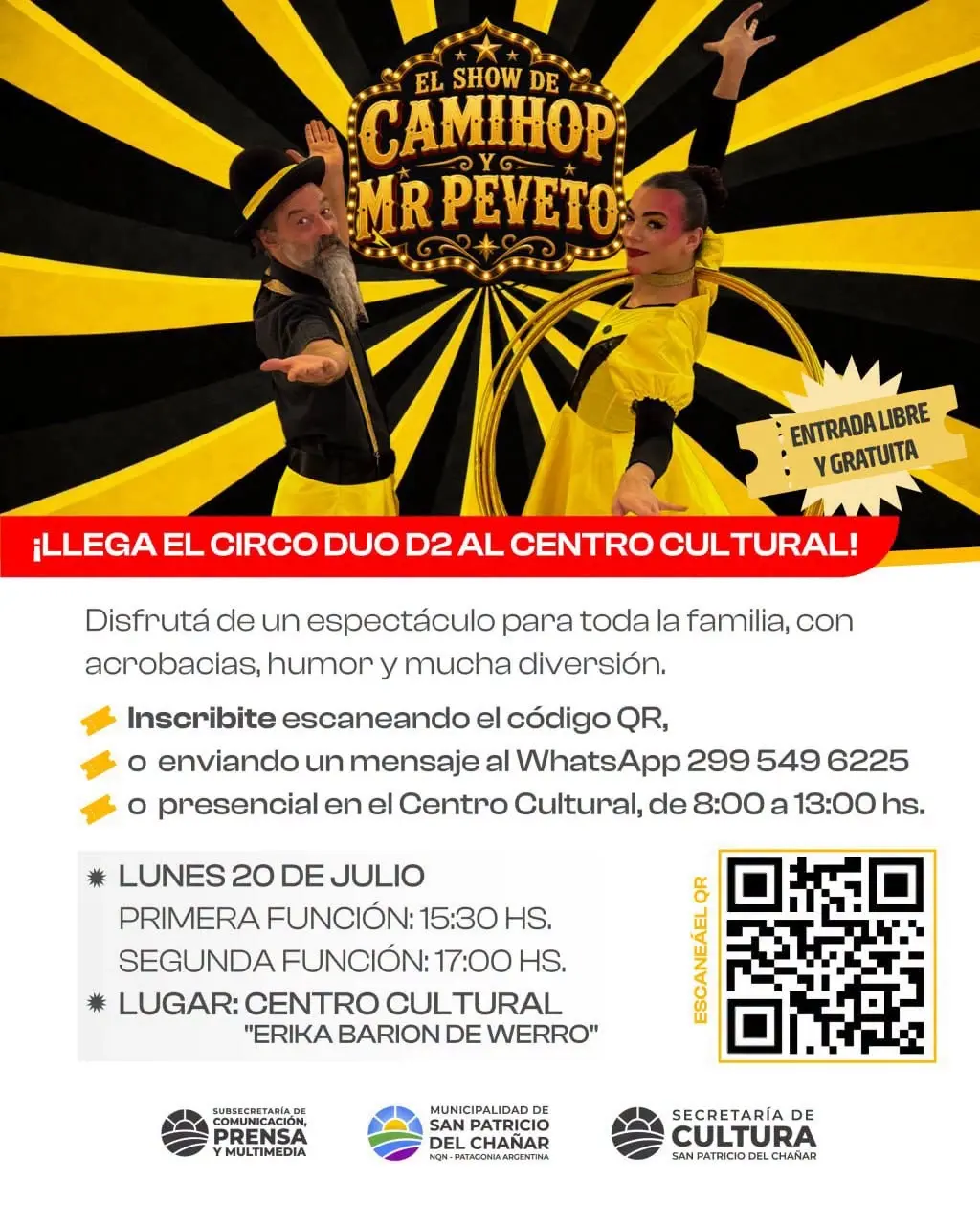 ❄️ 🎪 Llega el Circo Dúo D2