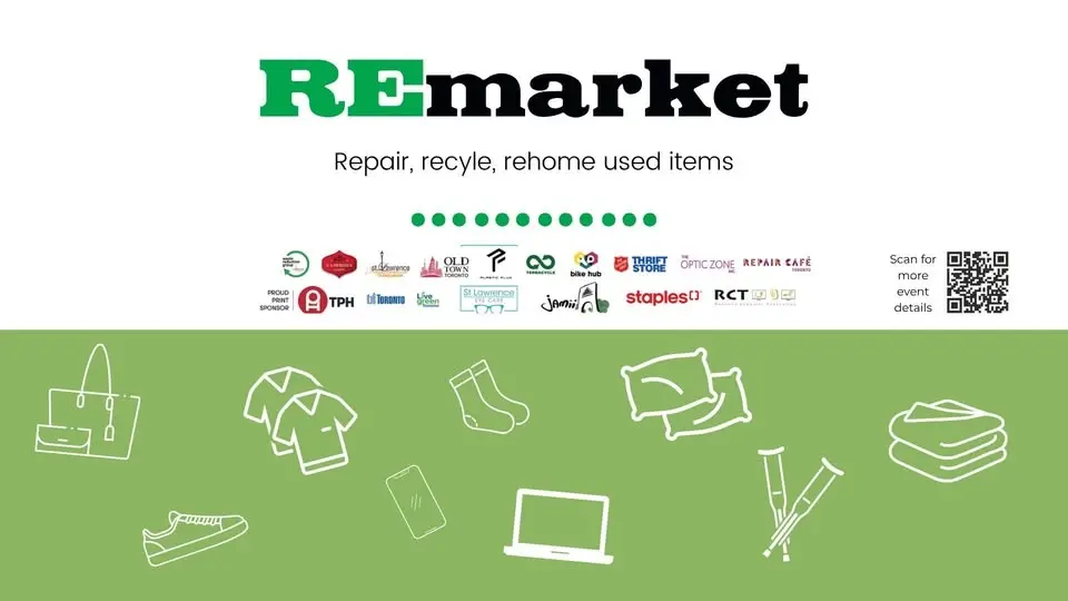 REmarket Donation Drive, Free Market, Small Bike Repairs, and Repair Cafe