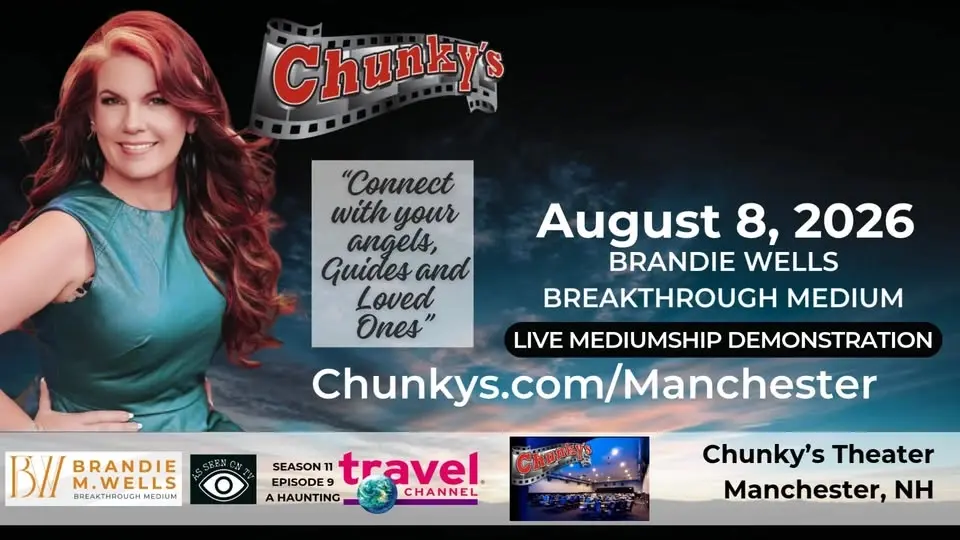 Messages From Heaven Spirit Gallery with Brandie Wells Breakthrough Medium at Chunky's Cinema *LIVE