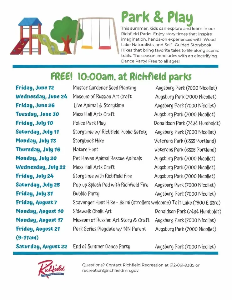 Park & Play: Park Series Playdate w/MN Parent