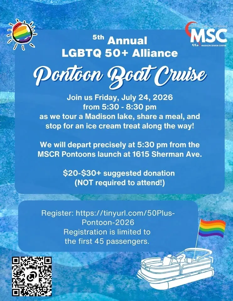 LGBTQ 50+ Pontoon Ride