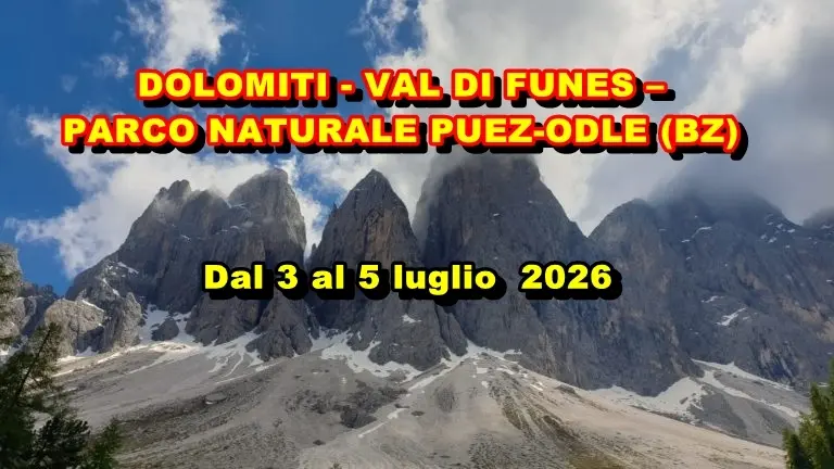 DOLOMITI - VAL DI FUNES – PARCO NATURALE PUEZ-ODLE (BZ)