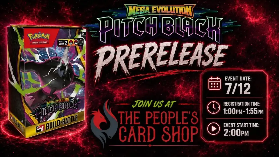 Pokémon TCG Pitch Black Prerelease