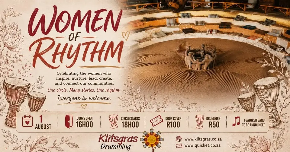 Women of Rhythm Klitsgras Drumming circle 1st of August 