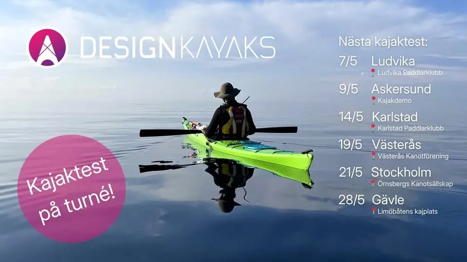 Kajaktest i Stockholm – prova DesignKayaks