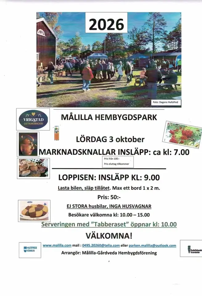 Målilla Marknad  med Bakuckeloppis.