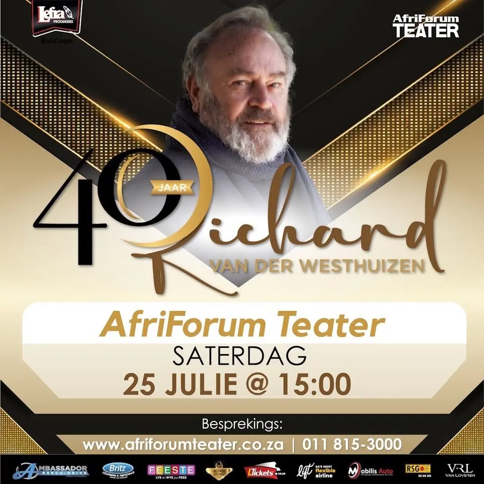 Richard van der Westhuizen - 40 || AfriForum Teater
