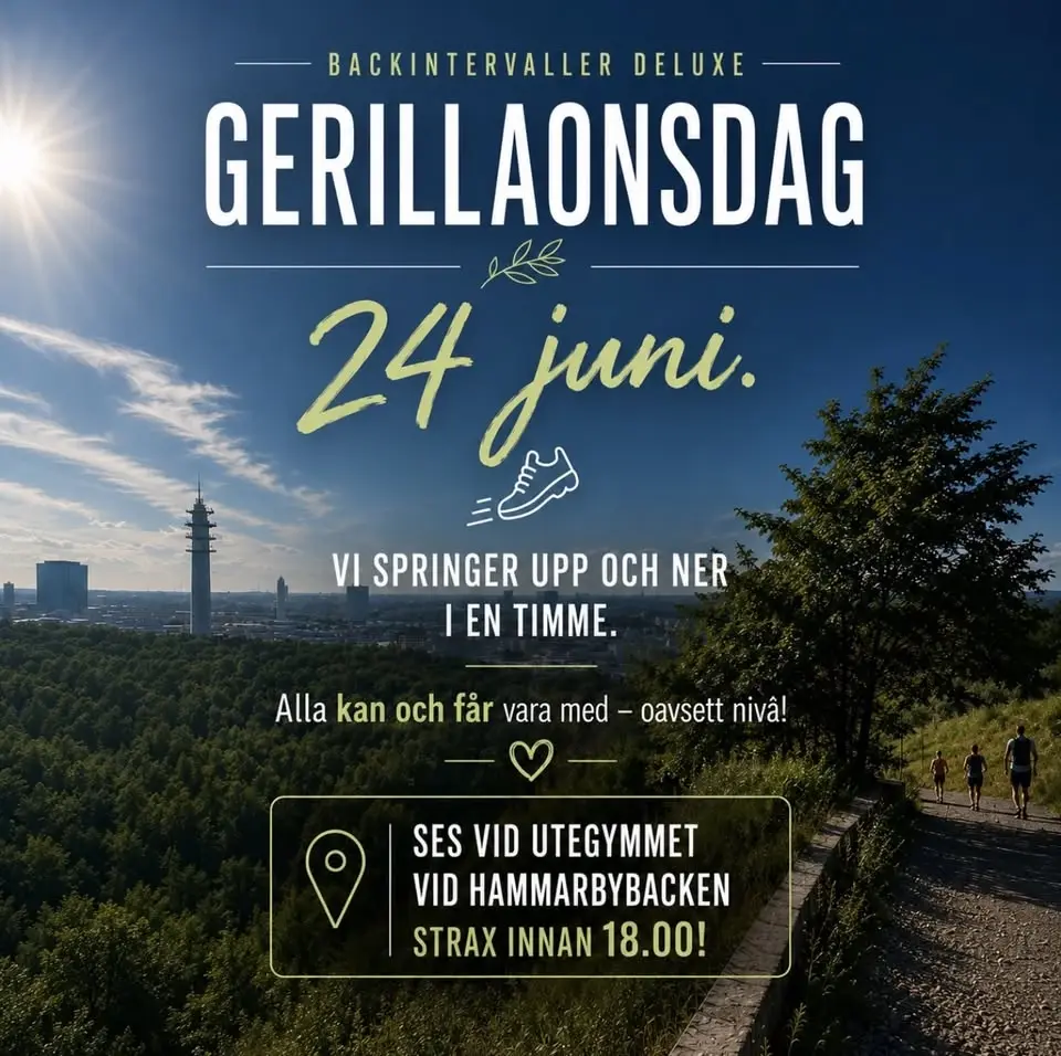 Onsdagsbackar med Gerillalöparna