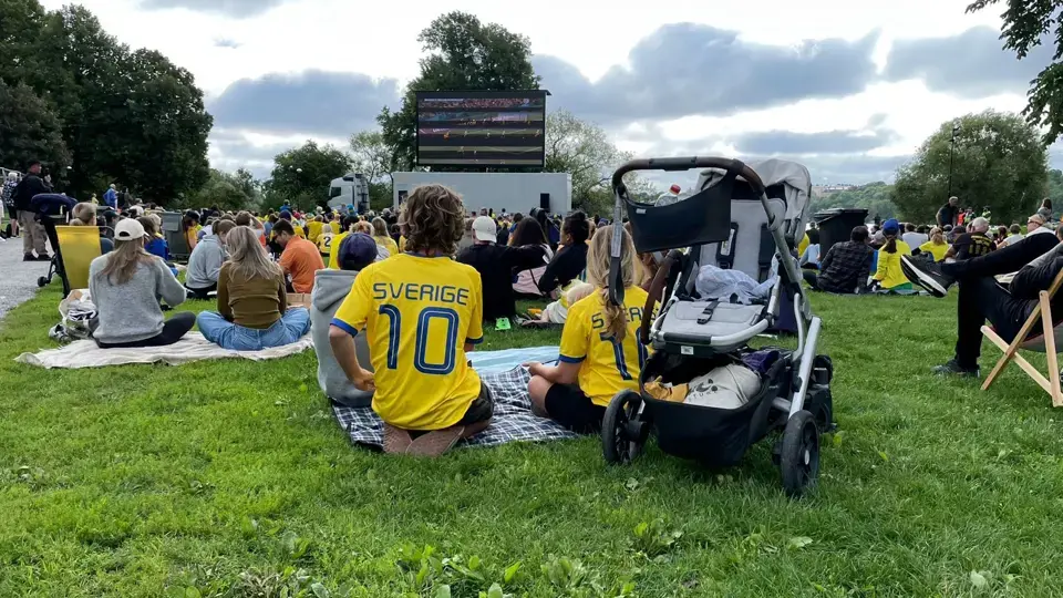 VM: Nederländerna–Sverige på Pilparken