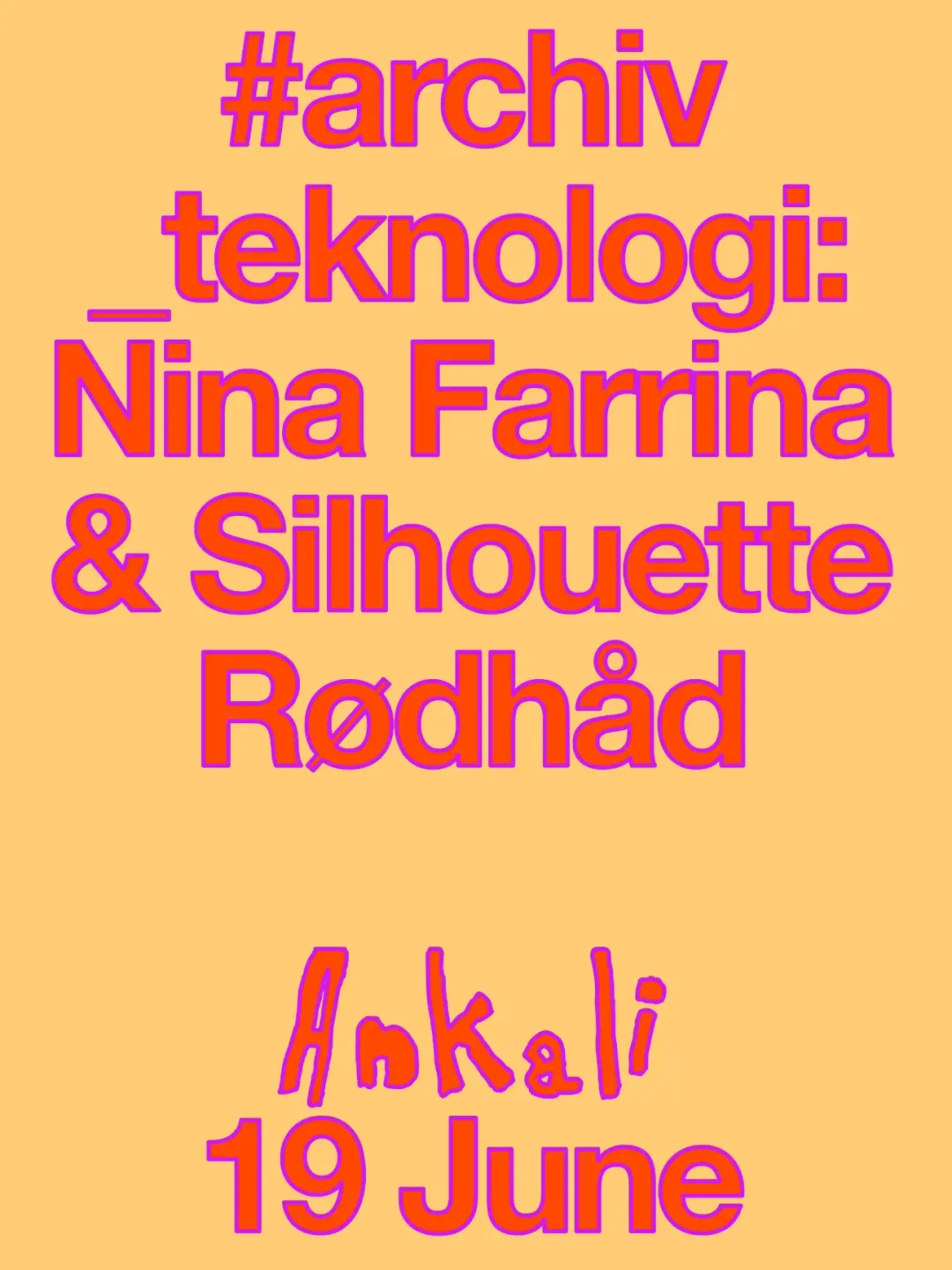 #archiv_teknologi & #this_is_my_house: Yan, Rødhåd, Nina Farrina & Silhouette, Katy De Jesus