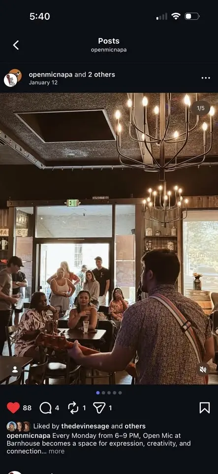 Open Mic Napa