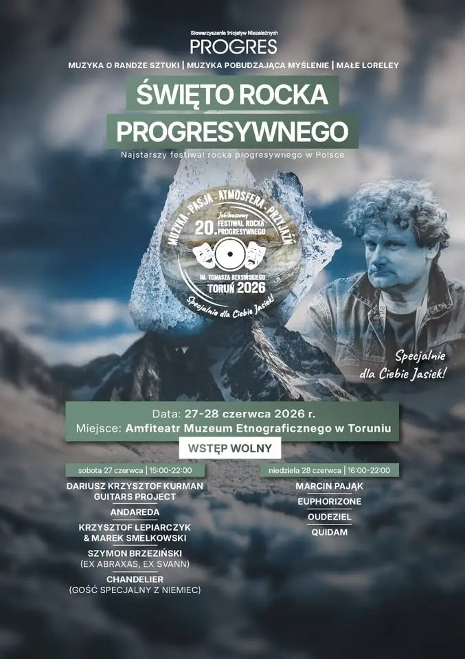 Przygarnij krążka! Winyle, CD, kasety w Toruniu na 20 Festiwalu Rocka Progesywnego ! 27-28.06.26
