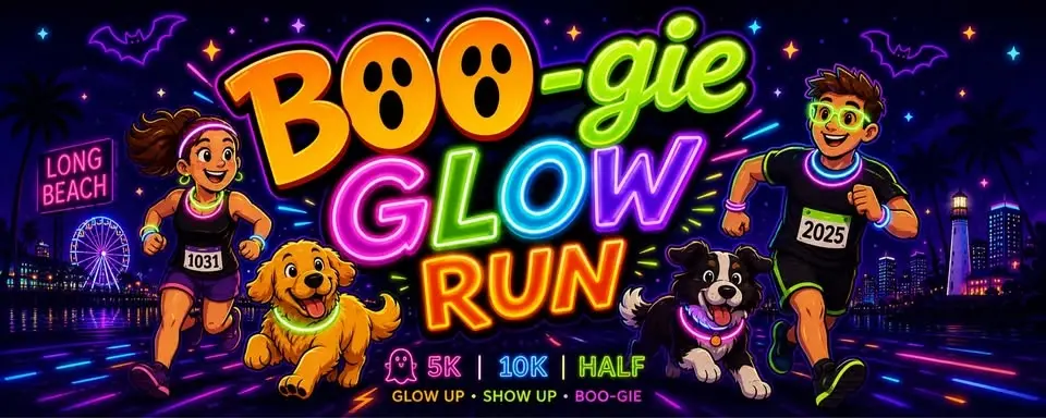 BOO-gie Glow Run 5K 10K Half Marathon - SummerWeen Series by Califlow Runs