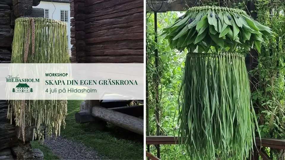 Workshop på Hildasholm: Skapa din egen gräskrona