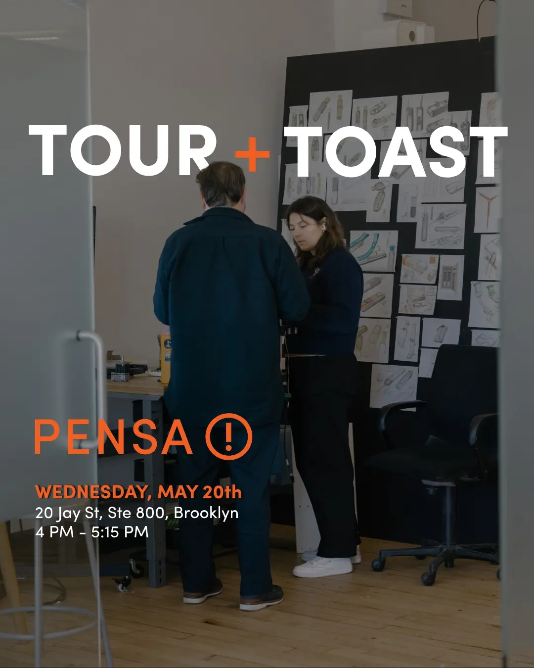 Tour + Toast at Pensa - Dumbo Design Day