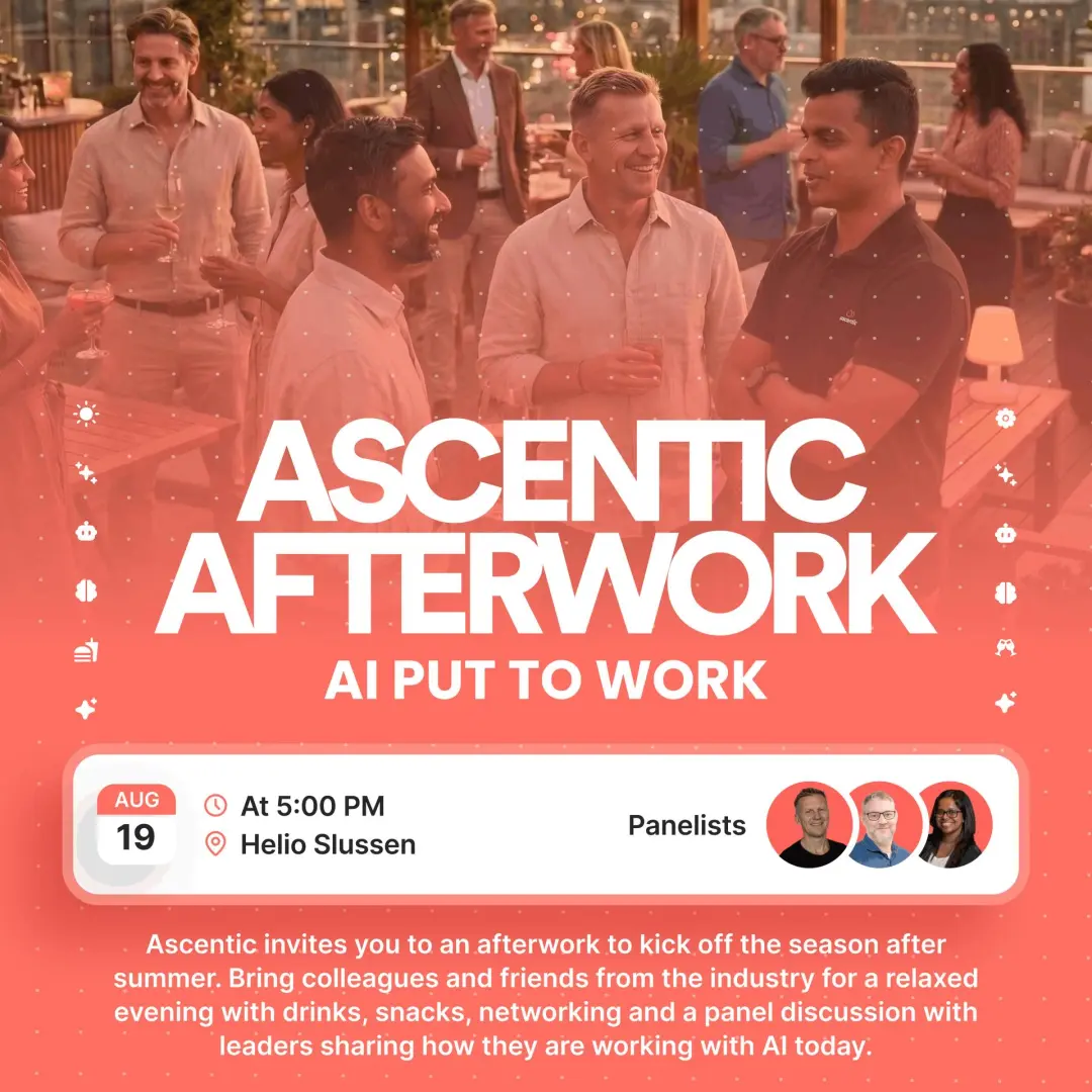 Ascentic Afterwork: AI Put to Work