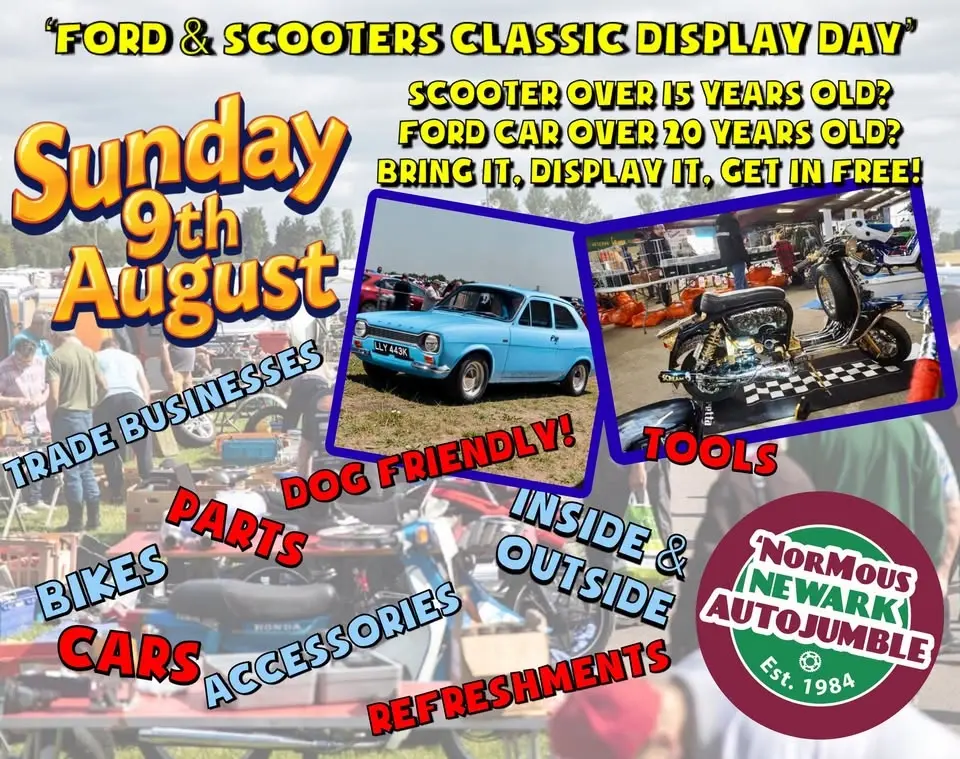 Normous Newark Autojumble & 'Ford & Scooter Classic Vehicle Day'