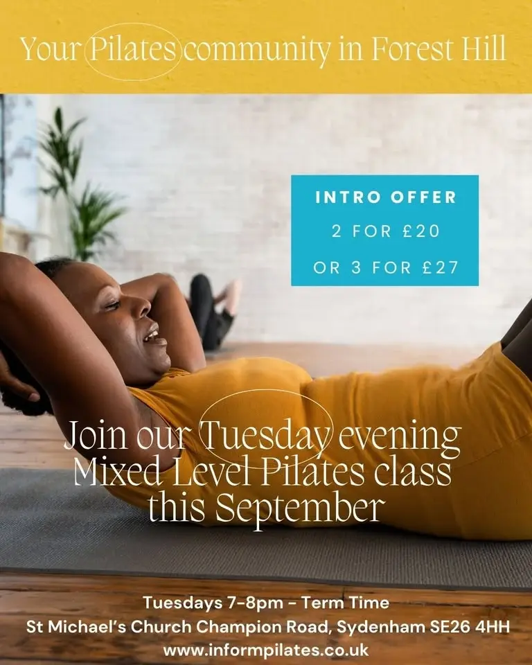 Weekly Pilates Class in SE26