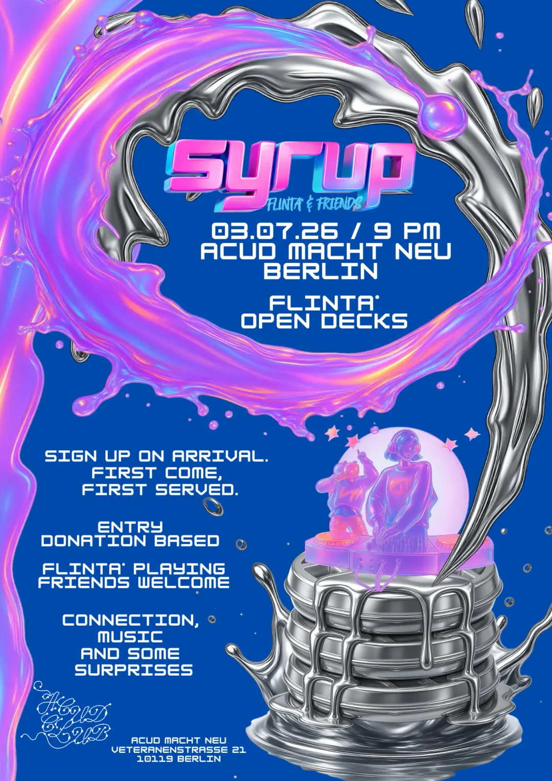 SYRUP - FLINTA* OPEN DECKS