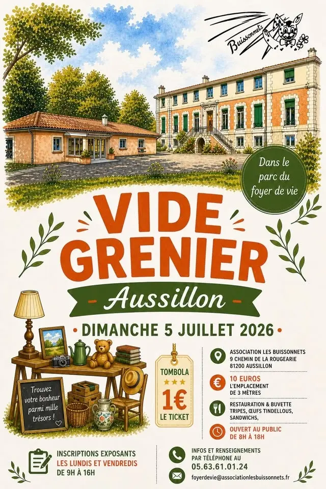 Vide Grenier Association Les Buissonnets 