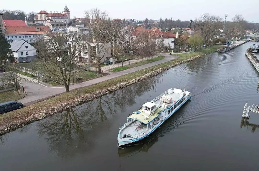 Slavnostní zahájení plaveb lodě Sv. Václav na Labi
