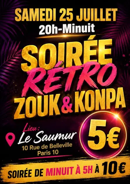 Soirée Antillaise Zouk Et Kompa