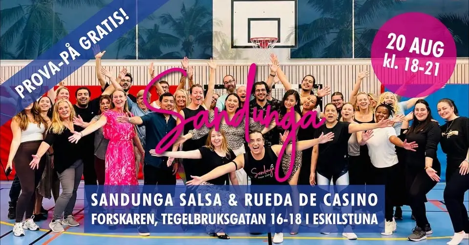 Prova-på Sandunga Salsa & Rueda de Casino - 20 augusti