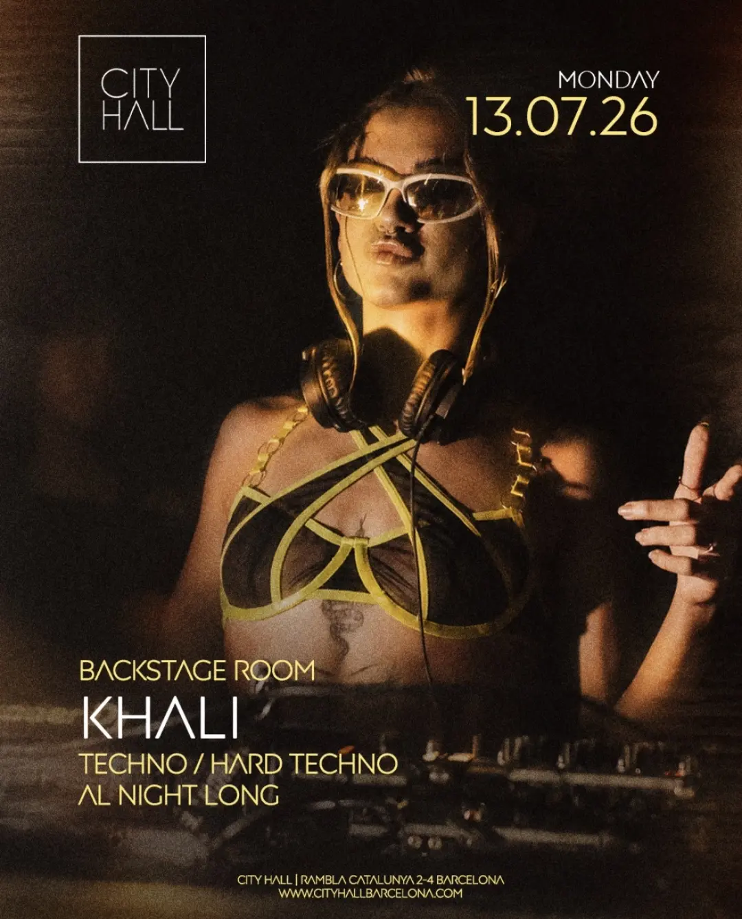 2nd ROOM || HARD TECHNO || City Hall pres. KHALI