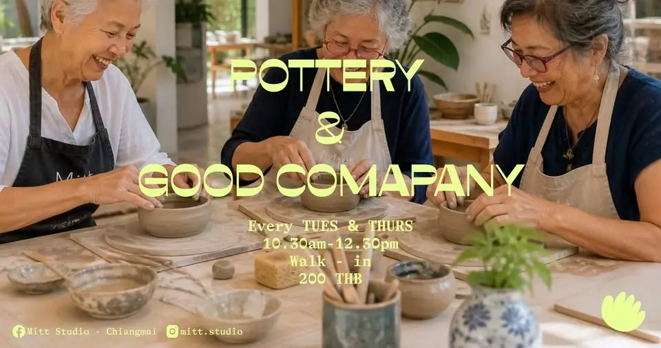 Pottery & Good Company: For 40+ to create and connect