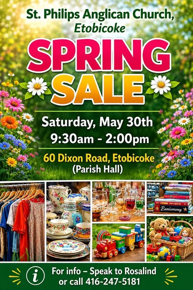 St. Philip’s Etobicoke - Spring Sale