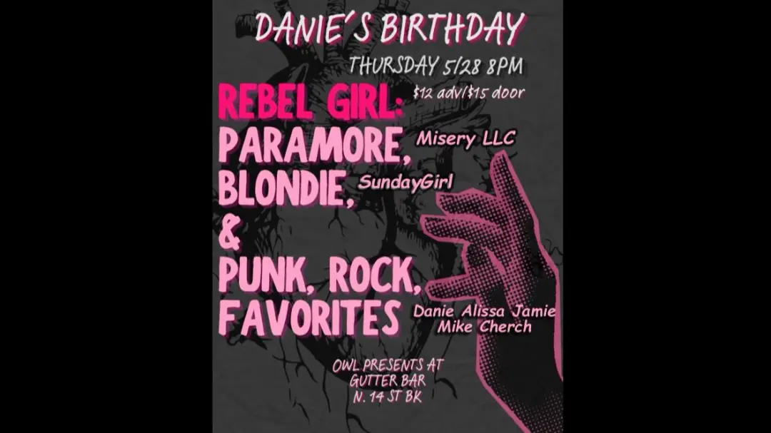 SundayGirl(Blondie tribute) @ the Gutter!