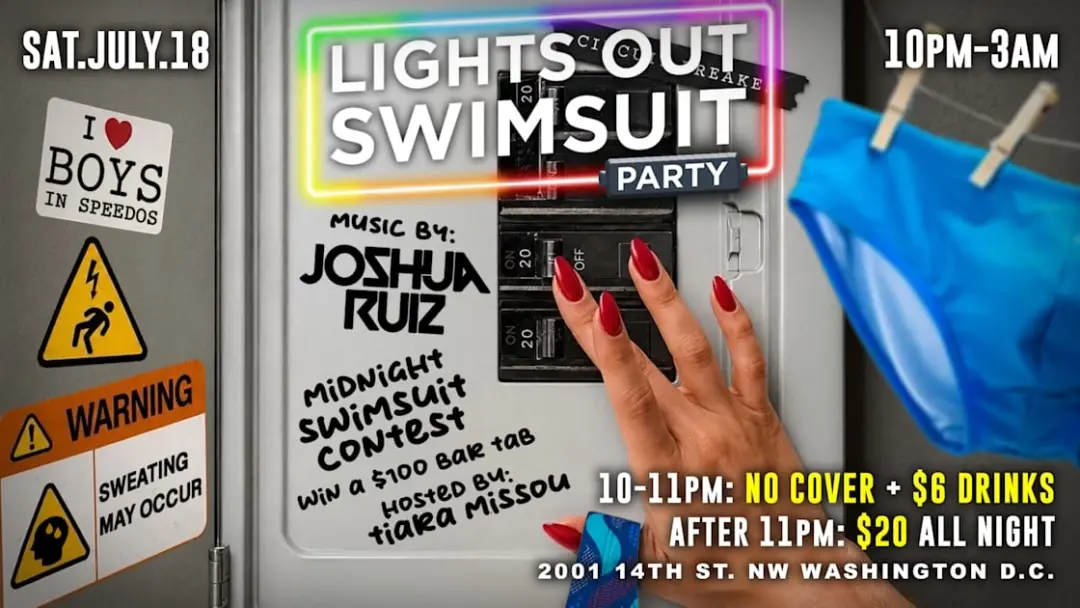 Lights Out Swim Suit Party With Joshua Ruiz (Nyc )